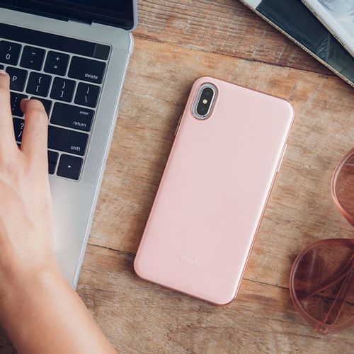Etui do iPhone Xs Max (Taupe Pink) na Arena.pl