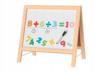 TABLICA KREDOWA MAGNETYCZNA DWUSTRONNA SUCHOŚCIERALNA EDUKACYJNA DLA DZIECI