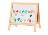 TABLICA KREDOWA MAGNETYCZNA DWUSTRONNA SUCHOŚCIERALNA EDUKACYJNA DLA