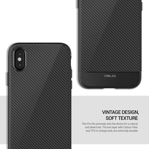 Obliq Flex Pro - Etui iPhone X (Carbon Black) na Arena.pl