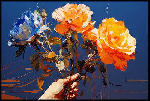 Plakat 91,5x61cm Żywy Uścisk na Arena.pl