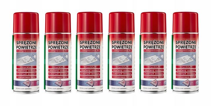 SPRĘŻONE POWIETRZE 6 x 400 ml zdjęcie 1