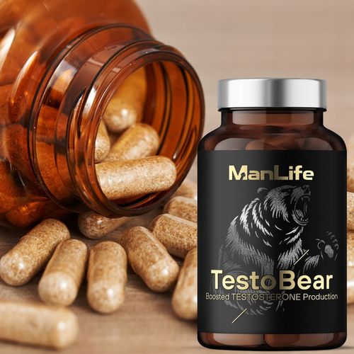 TESTOSTERON tabletki | Naturalny Booster Testosteronu | ManLife TestoBear na Arena.pl