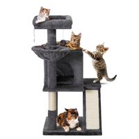 DRAPAK DLA KOTA WIELOPOZIOMOWY 48x48x95 cm GRAFITOWY