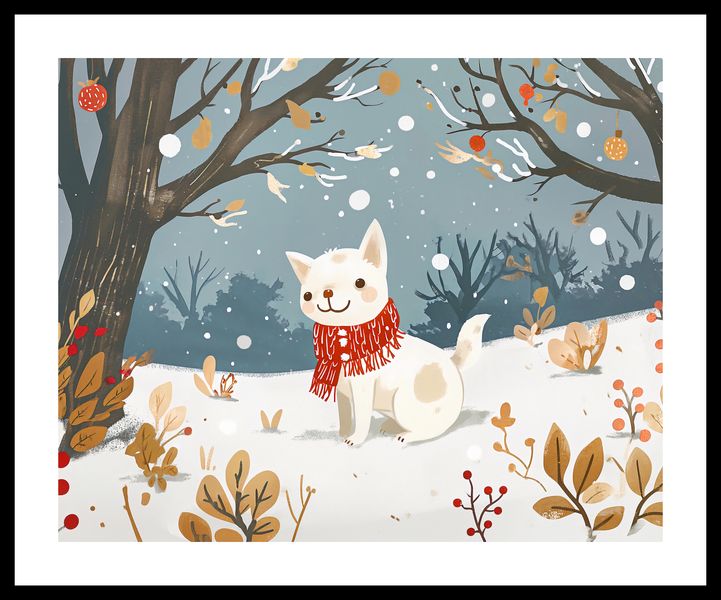 Plakat 50x40cm Śnieżny Kompan zdjęcie 3