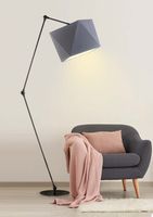 Nowoczesna lampa podłogowa z regulowanym ramieniem OSAKA