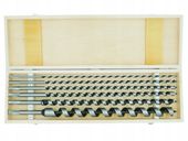 WIERTŁA DO DREWNA 6-25 / 460mm ZESTAW WIERTEŁ 6SZT