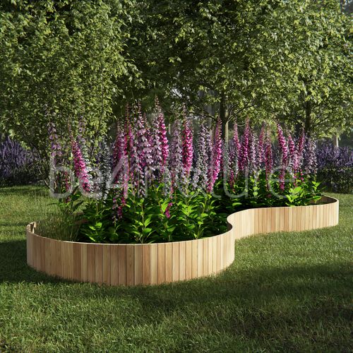 be4nature DREWNIANY PŁOTEK Rollborder obrzeże rabatek 100 x 40 cm na Arena.pl