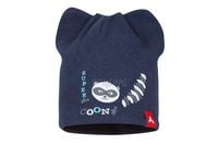 BROEL Bero czapka niemowlęca na jesień uszka granat 38-40