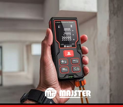 DALMIERZ LASEROWY 40M CYFROWY MIERNIK ODLEGŁOŚCI POZIOMICA LASEROWA na Arena.pl