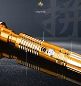 MIECZ ŚWIETLNY ŚWIECĄCY Z DŹWIĘK STAR WARS ZABAWKOWY RGB 16 KOL METAL MIECZ