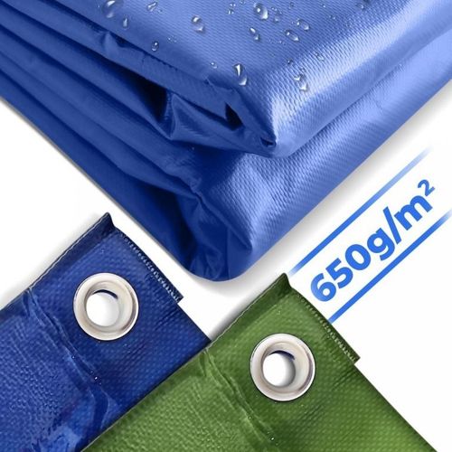 JAGO Plandeka 650 g/m², oczka aluminiowe, niebieska, 2 x 3 m na Arena.pl