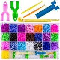 DUŻY ZESTAW DO ROBIENIA BRANSOLETEK XXL GUMKI 4400