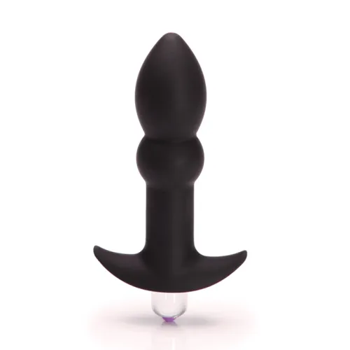tantus perfect plug plus black - silikonowy model z wibracją, 10,1 cm na Arena.pl