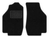 Dywaniki przednie welurowe do: Honda Civic III 1983-1987 hatchback czarne