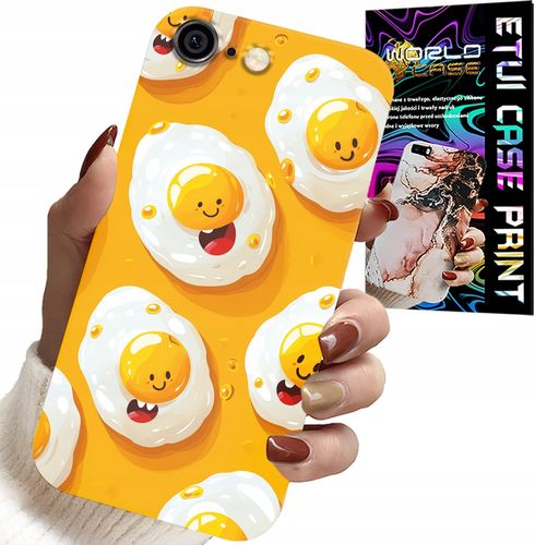 ETUI DO IPHONE ( 6 PLUS ) - SŁODKIE UŚMIECHNIĘTE JAJKA CASE + FOLIA na Arena.pl