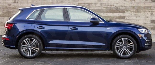 Audi Q5 -Listwy CHROM na drzwi boczne dekoracyjne chromowane zdjęcie 1