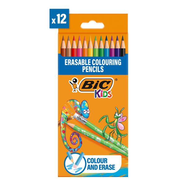 Kredki Bic Evolut. Illusion Wymazywalne 12Kol 0894 zdjęcie 6