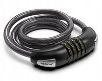 ZAPIĘCIE ROWEROWE SPIRALA ROWEROWA SZYFROWE GERDA KOMBO FLEX 1000/10C