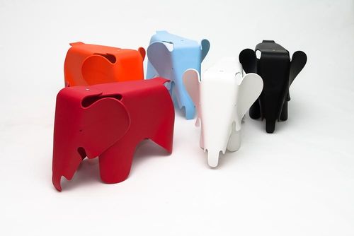 Stołek Słonik biały D2 na Arena.pl