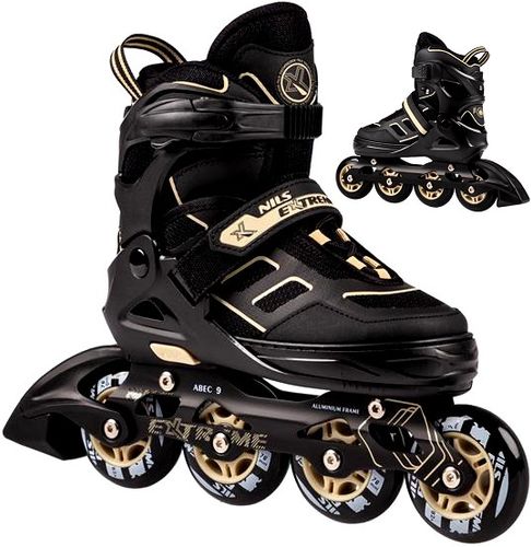 NILS Łyżworolki Rolki Regulowane Rekreacyjne Młodzieżowe 39-42 na Arena.pl