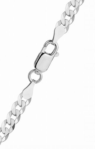 ŁAŃCUSZEK SREBRNY MĘSKI 925 NASZYJNIK PANCERKA SREBRO PEŁNE 5mm Grawer na Arena.pl