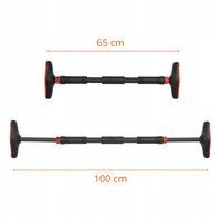 Drążek do podciągania rozporowy regulowany Majestic Sport