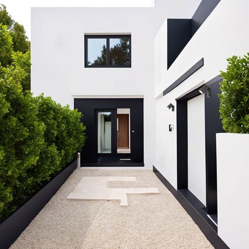 Lampa ścienna do ogrodu MICASA3 czarna na Arena.pl