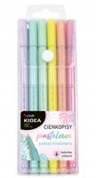 CIENKOPIS PASTELOWE 6 KOLORÓW KIDEA 2452