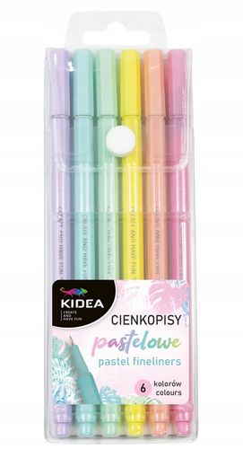 CIENKOPIS PASTELOWE 6 KOLORÓW KIDEA 2452 na Arena.pl