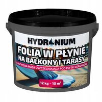 FOLIA W PŁYNIE HYDROIZOLACJA BALKON I TARAS 12 KG WZMACNIANA WŁÓKNEM ŻYWICA