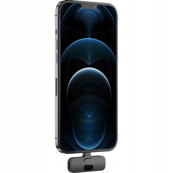 Bezprzewodowy mikrofon krawatowy Apexel do iPhone zdjęcie 16