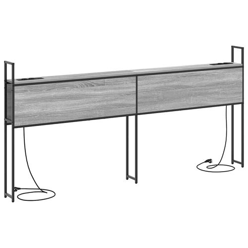 Szafka z Ładowaniem Z zagłówkiem Szary dąb sonoma 180 cm na Arena.pl