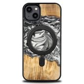 etui bewood unique do iphone 15 plus - 4 żywioły - ziemia z magsafe
