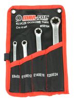 KLUCZE OCZKOWE TORX 4-ELE (6-24mm)