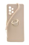 Etui Pastel Ring do Samsung Galaxy A72 szary