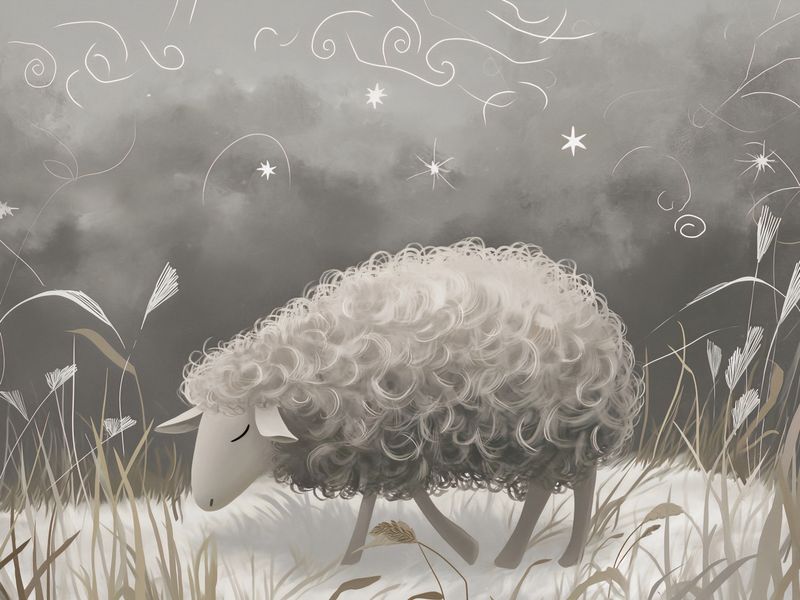 Plakat 100x75cm Bujna Owca zdjęcie 1