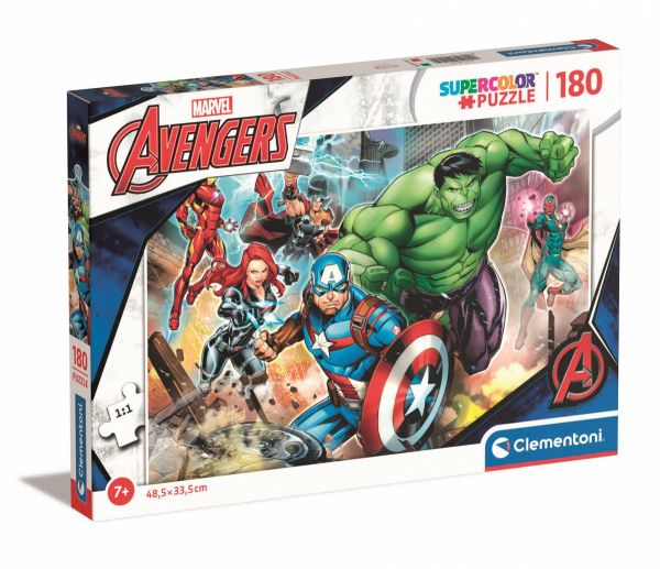 PUZZLE 180 ELEMENTÓW AVENGERS zdjęcie 1