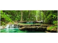 100X40CM ZEGAR WODOSPAD EREWAŃ OBRAZ