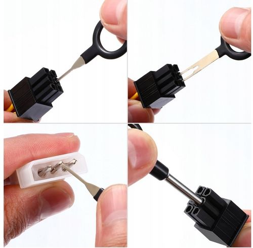 KLUCZE WYJMAKI DO DEMONTAŻU PINÓW KONEKTORÓW RADIA KOSTEK ZESTAW XXL na Arena.pl