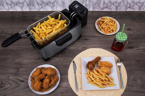 FRYTKOWNICA FRYTOWNICA POJEMNA 3,0L MOC 2200 INOX na Arena.pl