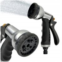 Pistolet Do Podlewania Zraszania Do Węża Ogrodowego Ogrodowy Metalowy - 8