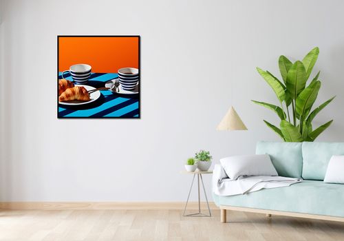 Plakat 80x80cm Croissanty na Arena.pl