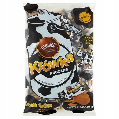 Krówka Łaciata mleczna Cukierki Krówki mleczne Wawel 1kg na Arena.pl