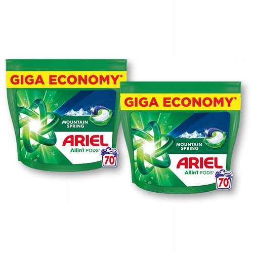 Ariel All-in 1 PODS Mountain Spring Kapsułki do prania 2x70sztuk na Arena.pl