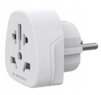 Adapter zasilania Gembird gniazdo World - wtyk EU