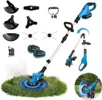 Kosa Elektryczna Podkaszarka Akumulatorowa 254mm LCD 2x Bateria 3000mAh