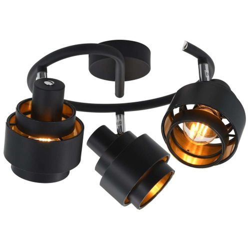 Lampa Z 3 Reflektorami, Czarna, E14 na Arena.pl