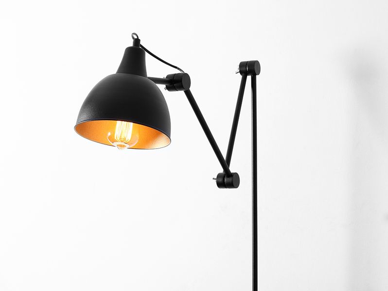 Lampa ścienna COBEN WALL – czarny zdjęcie 2