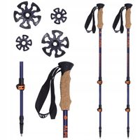 KIJKI TREKKINGOWE ALPINUS KIJE DO NORDIC WALKING W GÓRY NA SPACERY ROSE